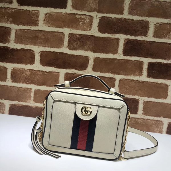 Knockoff Leather Gucci 602576 Ophidia GG mini shoulder Top Quality bag Replica Handbags Gucci Ophidia