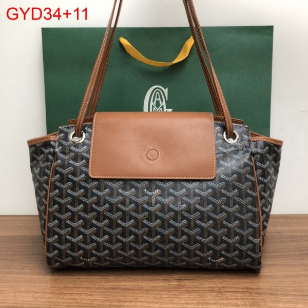 Goyard Top Quality Rouette Soft Brown Bag Replica Handbags Goyard Totes