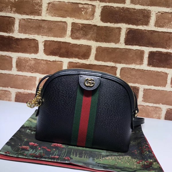 Top Quality Leather Gucci 499621 Ophidia GG small shoulder Replica bag Replica Handbags Gucci Ophidia