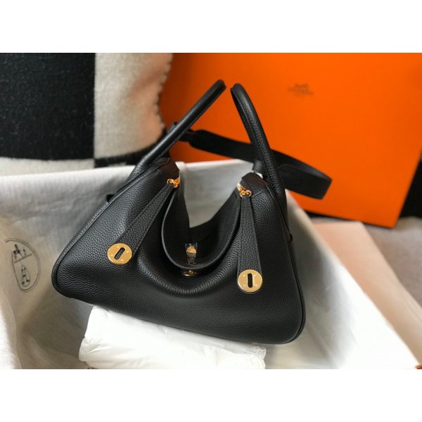 Replica Hermes Lindy 26cm Black Bags Sale Outlet Online Replica Handbags Hermes Lindy