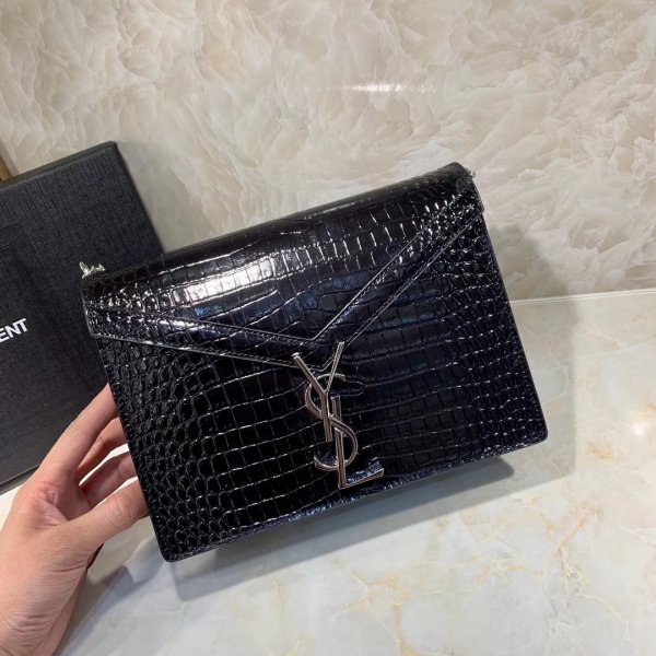 Saint Laurent AAA+ Replicas Shoulder 377057 BlackRed Bags Replica Handbags YSL Shoulder