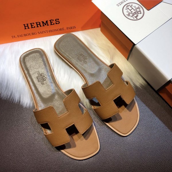 Hermes Womens Flats Slippers 003 Replica Luxury Shoes Hermes