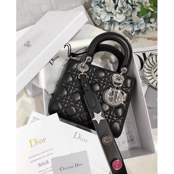 Luxury Christian Dior Lady Dior AAA+ 20CM Bag Replica Handbags Dior Lady