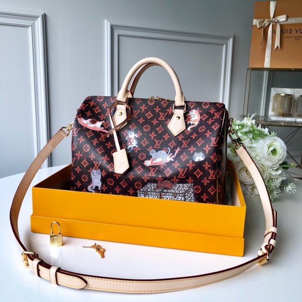 USA Louis Vuitton Top Quality Speedy 30 Bandouliere M44401 Replica Handbags Louis Vuitton SpeedyTwist