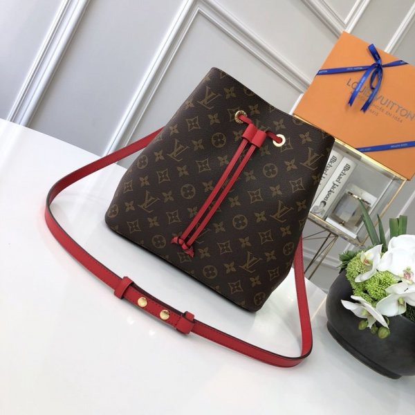 Louis Vuitton High Quality Monogram Canvas Leather Handbag Neonoe M44021 Replica Handbags Louis Vuitton Neonoe