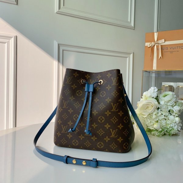 Louis Vuitton Luxury Monogram Canvas and Leather Handbag Neonoe M43569 Replica Handbags Louis Vuitton Neonoe