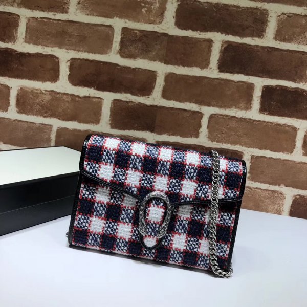 Replica GG Supreme Dionysus Chain Wallet 401231 Replica Handbags Gucci Dionysus