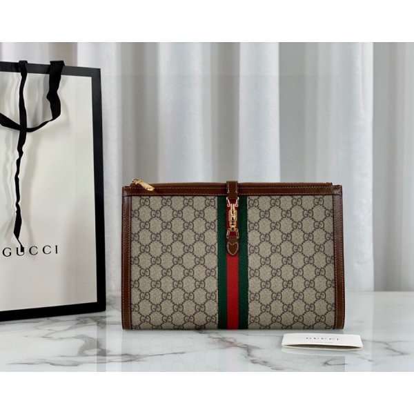 Gucci High Quality Beige Jackie 1961 pouch Beige Bag Replica Handbags Gucci Jackie