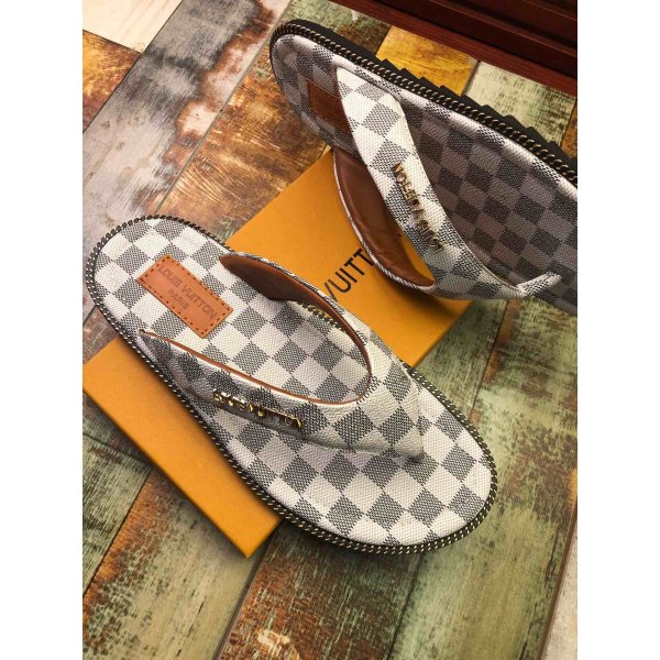 Louis Vuitton Beach Slippers 008 Replica Luxury Shoes LV