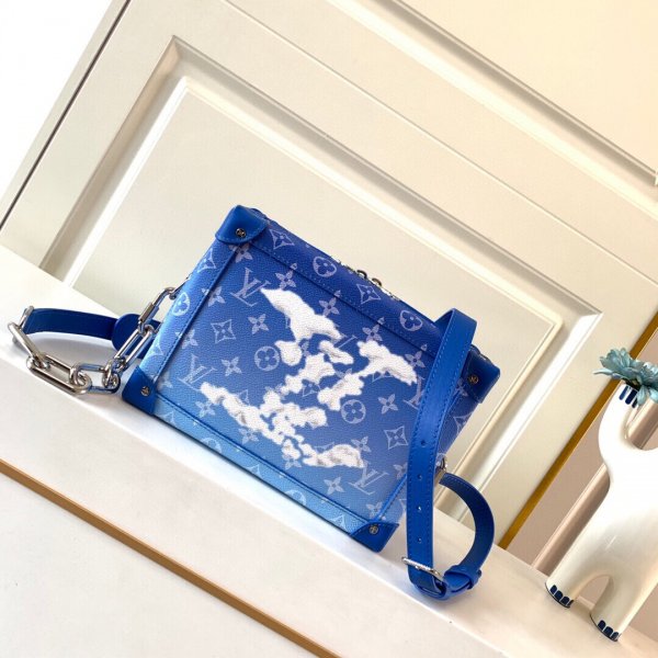 Replica Louis Vuitton Soft Trunk Monogram Other M45430 Blue Replica Handbags Louis Vuitton Soft