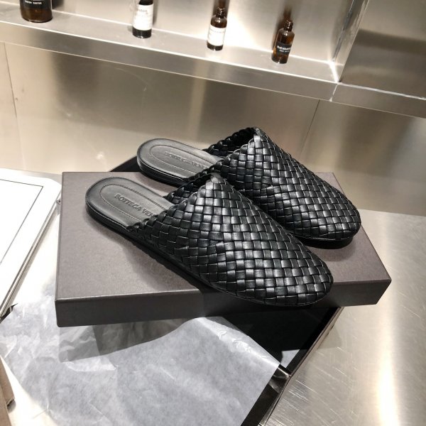 Hottest Bottega Veneta Fashion Slippers Black Replica Luxury Shoes BOTTEGA VENETA