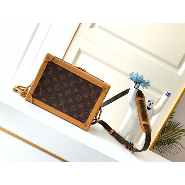Designer M44660 Louis Vuitton SOFT TRUNK Monogram Other in Brown Replica Handbags Louis Vuitton Soft