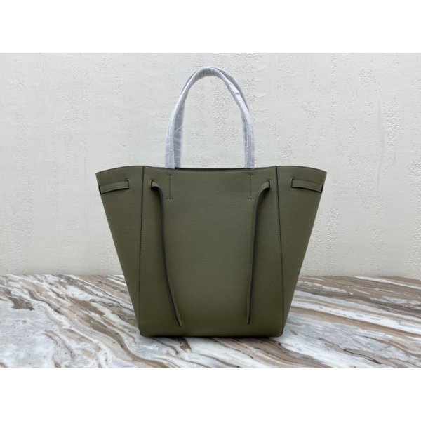 Wholesale Cheap Replica Celine Army Green Cabas Bags Online Replica Handbags Celine Cabas