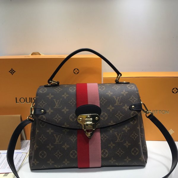 Louis Vuitton Best Georges M43778 MM Monogram Canvas Replica Handbags Louis Vuitton Monogram Empreinte