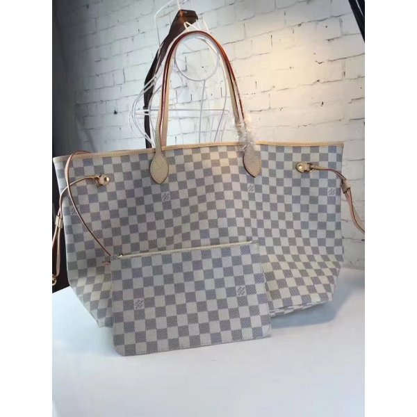 Top Quality Louis Vuitton Wholesale Damier Neverfull N41360 GM Replica Handbags Louis Vuitton Shopping bagNeverfull