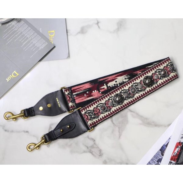 AAA+ Shoulder Strap Christian Dior Embroidery Replica Handbags Dior Strap