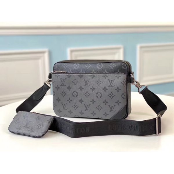 Louis Vuitton Top Quality Trio Messenger G66 M69443 Grey Replica Handbags Louis Vuitton Messenger