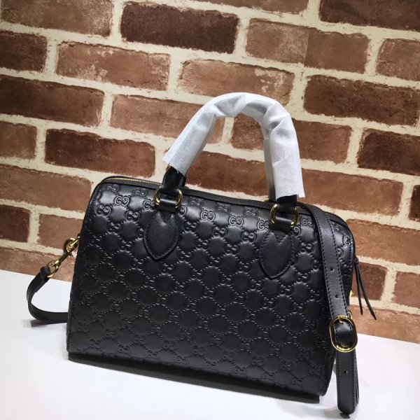 Replica Gucci USA Boston 453573 GG Guccissima with Shoulder Strap Replica Handbags Gucci Boston