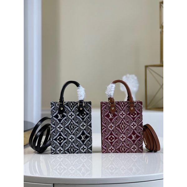 Louis Vuitton Wholesale M69846 Since 1854 Petit Sac Plat Monogram Jacquard Replica Handbags Louis Vuitton Since