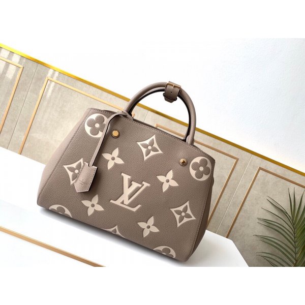 Louis Vuitton AAA+ M44931 Montaigne MM Monogram Empreinte Leather Replica Handbags Louis Vuitton Monogram Empreinte
