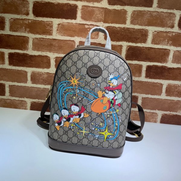 Disney x Gucci 552884 Replica Donald Duck small backpack Replica Handbags Gucci Disney