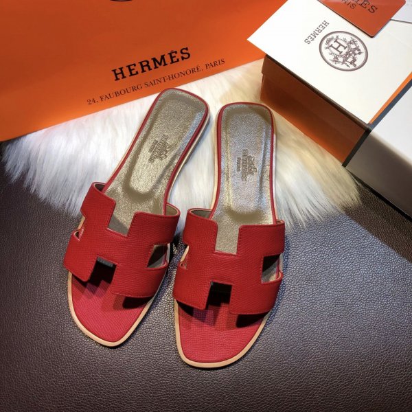 Hermes Womens Flats Slippers 008 Replica Luxury Shoes Hermes