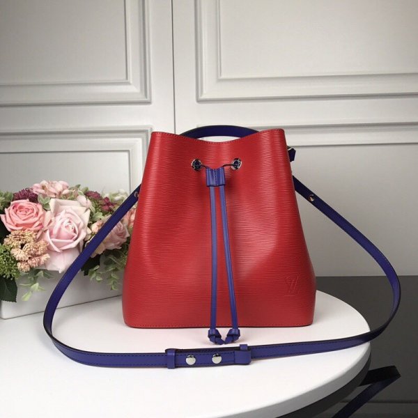 Fake Louis Vuitton USA Neonoe 2way Shoulder Bag Epi Noir M54366 Replica Handbags Louis Vuitton Neonoe