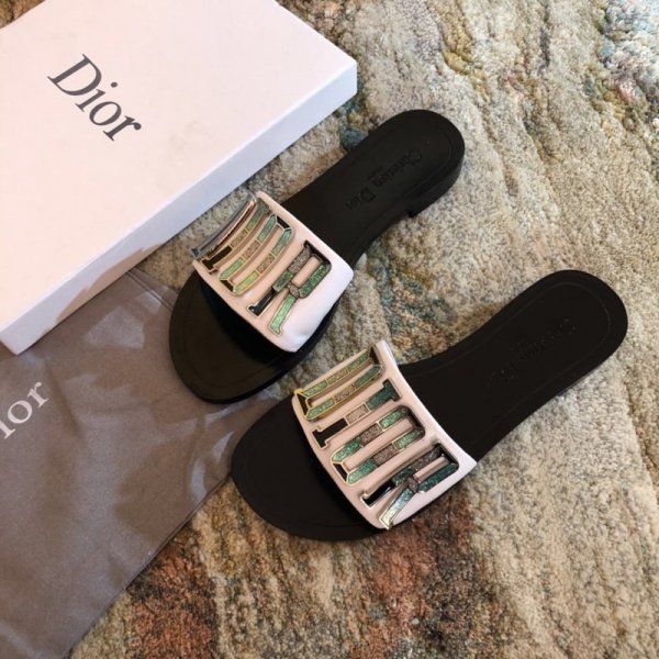 Best Dior Flat Slipper AAA+ 002 Replica Luxury Shoes Dior