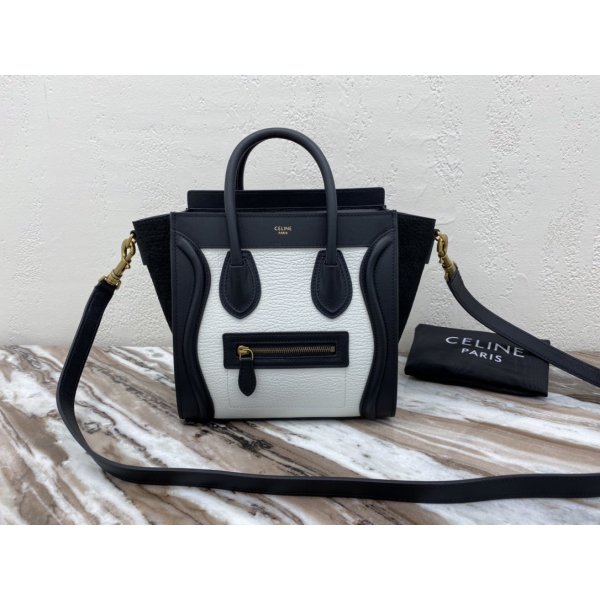 Cheap Replica Designer Luggage whiteblack Handbags Replica Handbags Celine Luggage