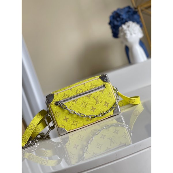 Louis Vuitton High Quality Mini Soft Trunk M44480 Yellow Bag Replica Handbags Louis Vuitton Soft