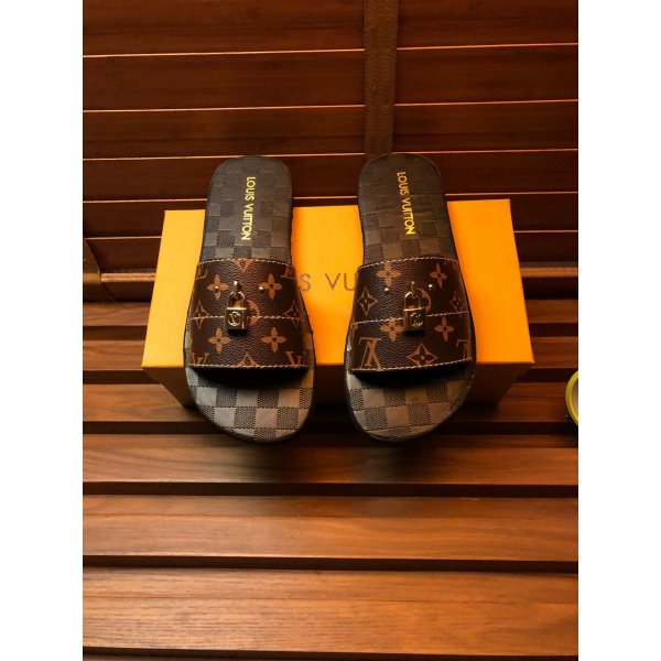 Best Louis Vuitton Slippers 006 Replica Luxury Shoes LV