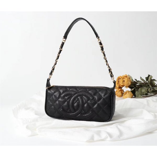 CC High Quality Shoulder Armpit Black 8693 Bag to Buy Now Replica Handbags Ch 