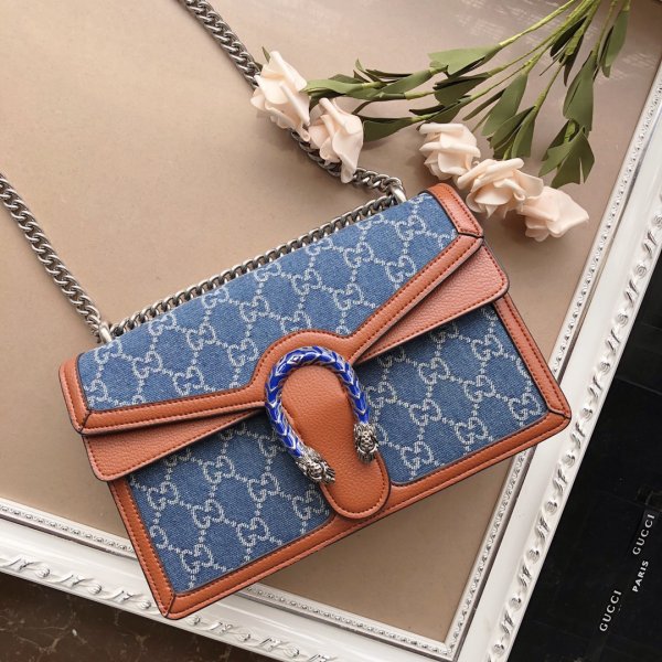 Gucci Knockoff GG Supreme Dionys00249 Shoulder Bag Replica Handbags Gucci Dionysus