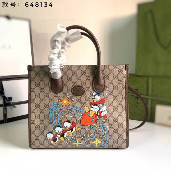 Gucci Wholesale Disney x Donald Duck tote china 648134 bag Replica Handbags Gucci Disney