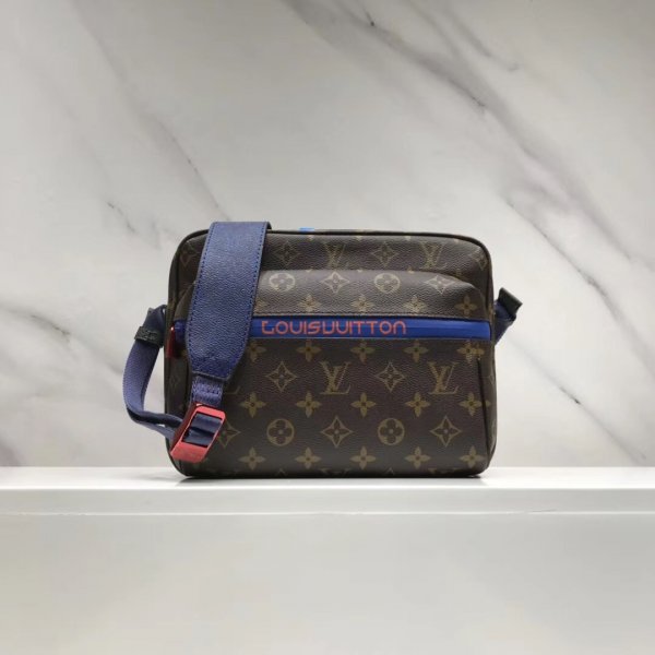 Replica Louis Vuitton M43843 Messenger PM Monogram Replica Handbags Louis Vuitton Monogram