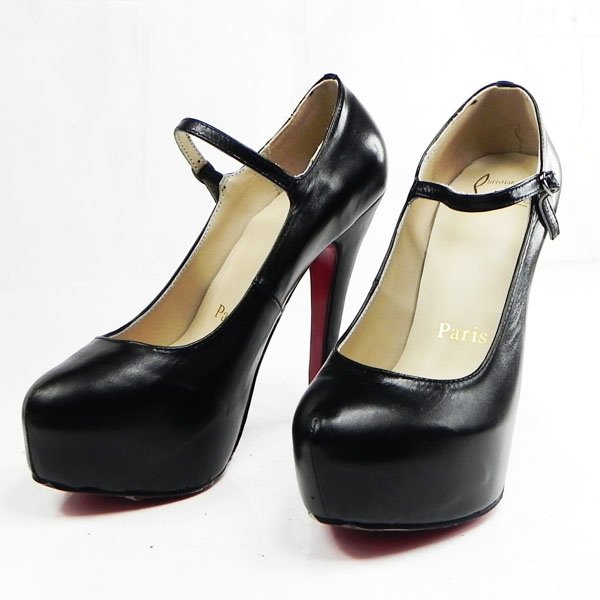 Best Christian Louboutin Pumps Black Patent Leather Replica Luxury Shoes Christian Louboutin Single