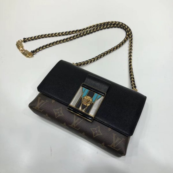 Louis Vuitton Replica Pochette LV Thelma M44916 Black Replica Handbags Louis Vuitton Pochette