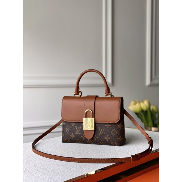 Louis Vuitton Locky BB Monogram Caramel M44654 Replica Bag Replica Handbags Louis Vuitton Locky