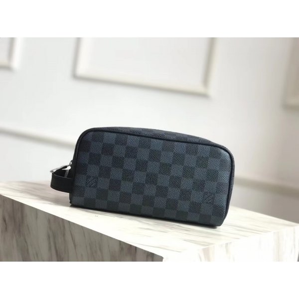 Wholesale Louis Vuitton Washbag Damier Cobalt Canvas N50000 Replica Handbags Louis Vuitton Damier Canvas