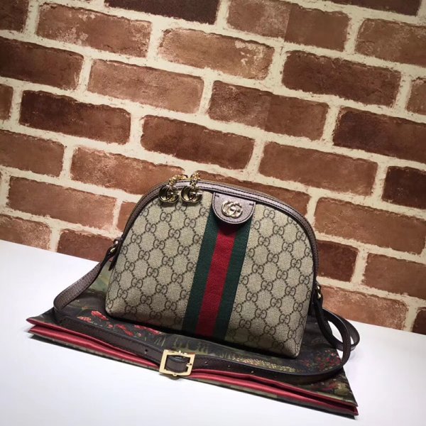 AAA+ Gucci High Quality Ophidia Small Shoulder 499621 Bag Zipper Replica Handbags Gucci Ophidia