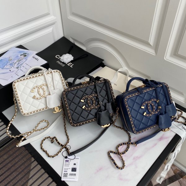 High Quality CC Small Vanity Case Cosmetic AS1785 Replica Handbags Ch 