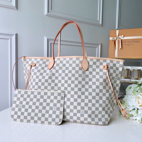 Fake Louis Vuitton M41360 Neverfull GM Monogram Canvas Bags Replica Handbags Louis Vuitton Shopping bagNeverfull
