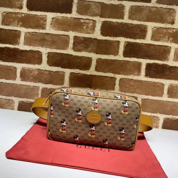 Best Gucci Disney x Gucci Replica belt 602695 bag Replica Handbags Gucci Belt Bag