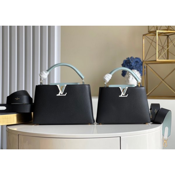 Louis Vuitton Top Quality Capucines Blue M57523 Bag Replica Handbags Louis Vuitton Capucines