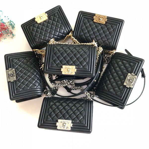 High Quality CC Le Boy 20cm Replica Best Black Bags Replica Handbags Ch 
