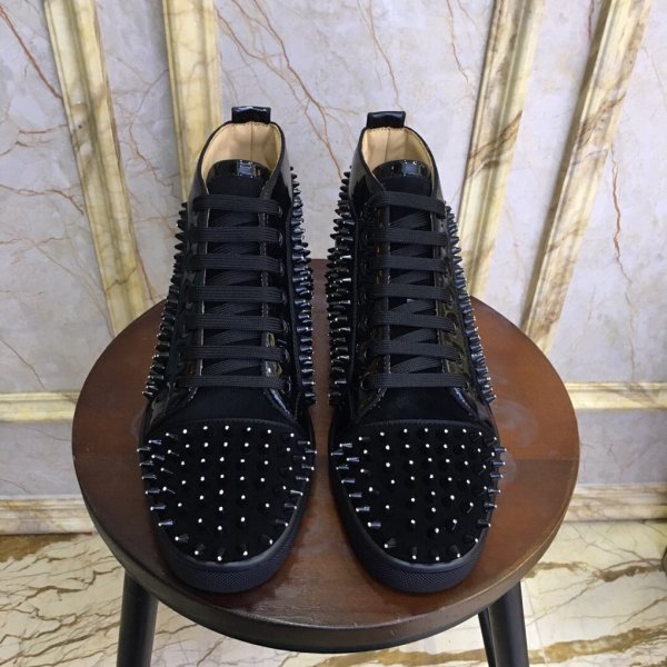 Buy Christian Louboutin Shoes BLACK for Men Replica Luxury Shoes Christian Louboutin Mens