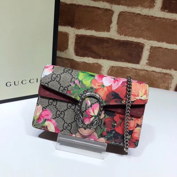 Cheap Blooms Print Dionysus Fashion Mini Shoulder Bag 476432 Replica Handbags Gucci Dionysus