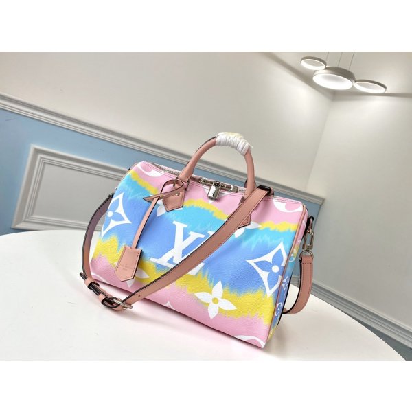 Replica Louis Vuitton M45123 Escale Speedy Bandouliere Bags Replica Handbags Louis Vuitton SpeedyTwist