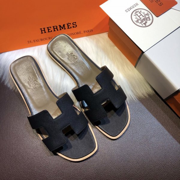 Hermes Womens Flats Slippers 001 Replica Luxury Shoes Hermes