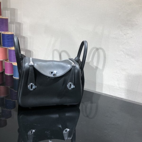 Hermes Replica Lindy Black Handbags for Women for sale Replica Handbags Hermes Lindy